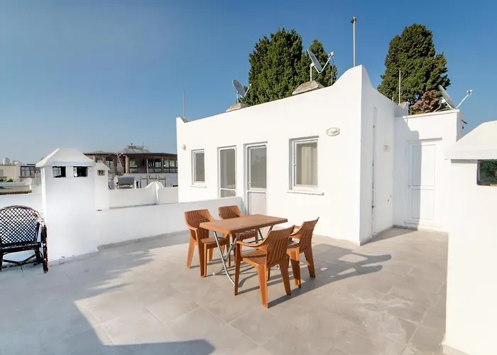 Charming Flat W Terrace 3 Min To Beach In Bodrum Appartement
